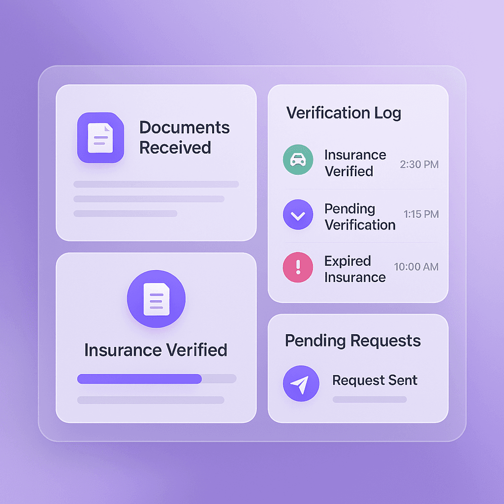 Insurance Verification System Interface